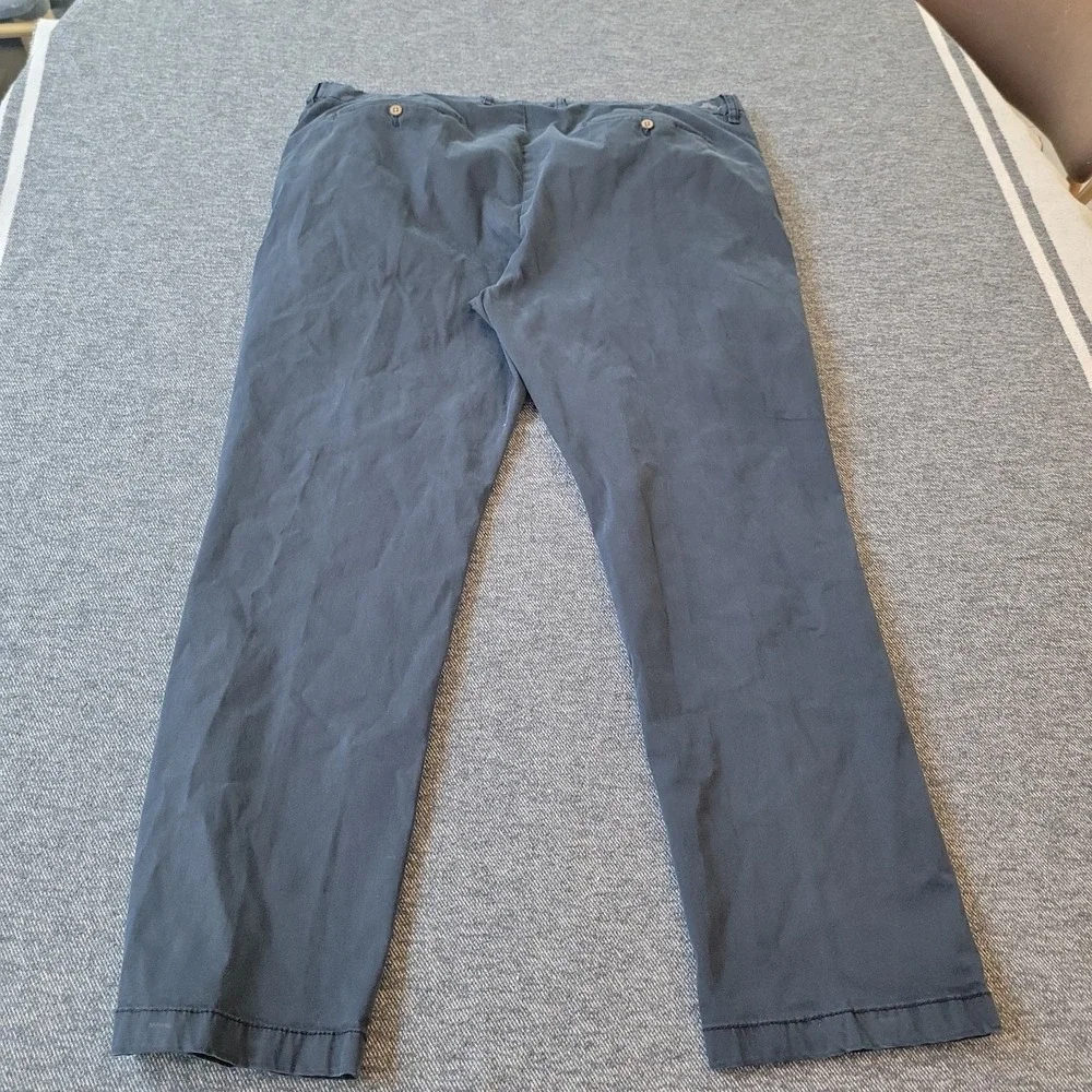 Tommy Bahama Boracay Pants Mens 40x30 Navy Blue Stretch Performance Chino Preppy